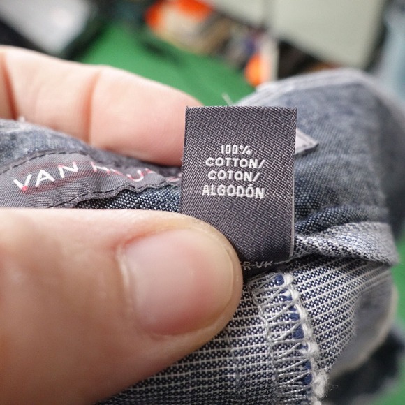 VAN HEUSEN STRAIGHT FLAT FRONT CHINO SHORTS MENS SIZE 42 - Picture 6 of 6